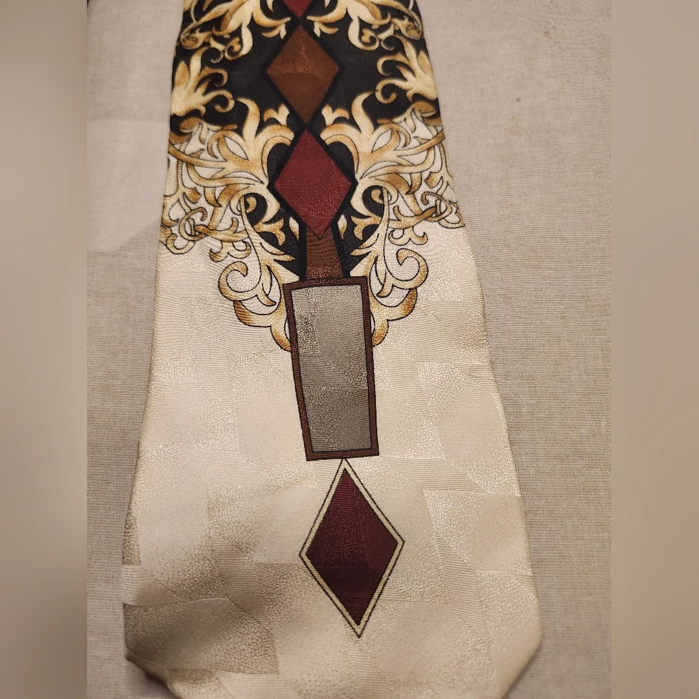 Elegant Multicolor Men's Silk Tie